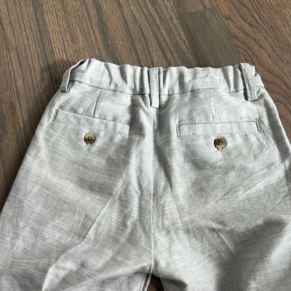 Janie and Jack. Grey linen trousers. Size 4 - Picture 4 of 5